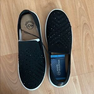 White Mountain Bling Sneakers